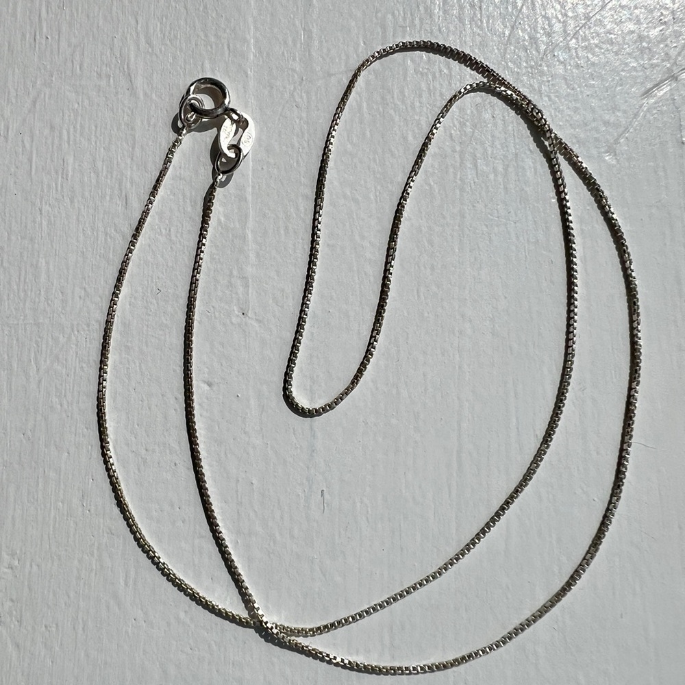 Fine Silver Chain Necklace